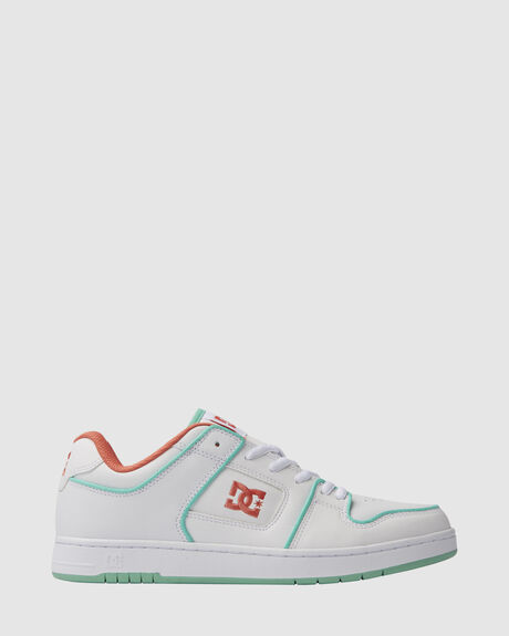 WHITE GREEN SUNLIGHT MENS FOOTWEAR DC SHOES SNEAKERS - ADYS100767-WGS