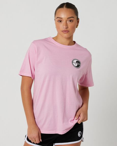 WASHED PINK WOMENS CLOTHING TOWN AND COUNTRY TEES - TC222TEW02-WSPNK
