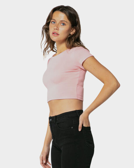 PINK WOMENS CLOTHING ONEBYONE TEES - OBO-966-S