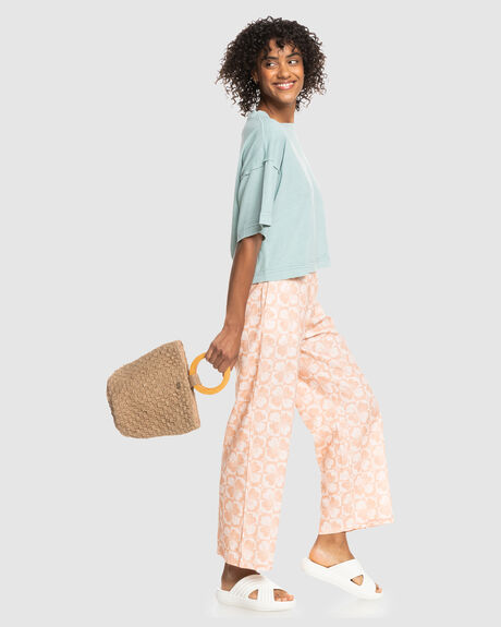 PALE DOGWOOD SUN WOMENS CLOTHING ROXY PANTS - ERJNP03520-NDS7