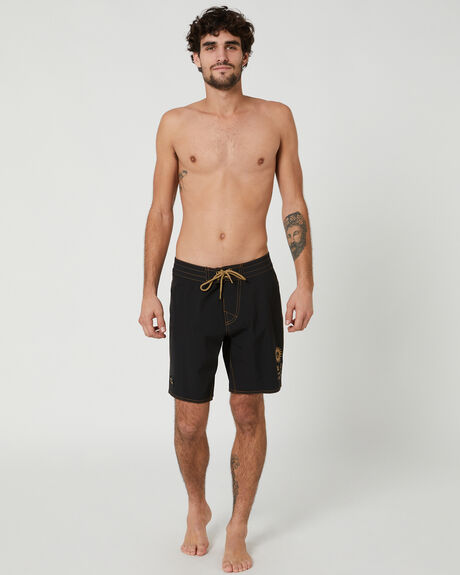 BLACK MENS CLOTHING STAY BOARDSHORTS - SBO-22306BLK