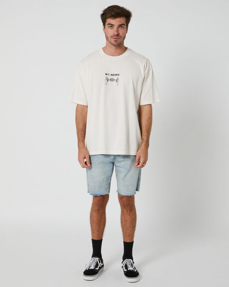 OFF WHITE MENS CLOTHING NO NEWS T-SHIRTS + SINGLETS - NNMS23209OFW
