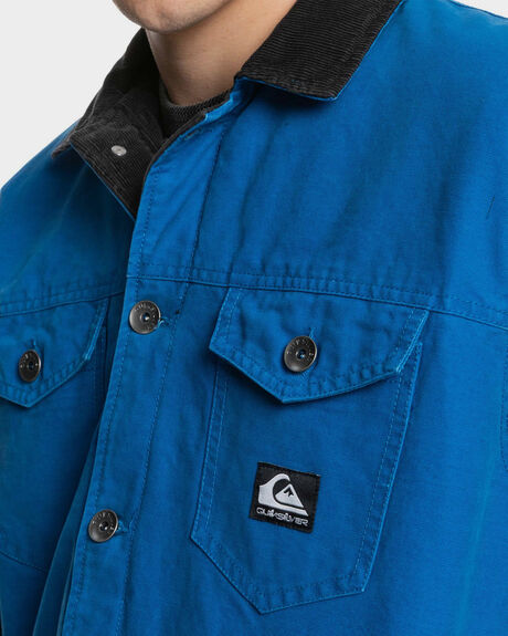 DARK DENIM MENS CLOTHING QUIKSILVER JACKETS - EQYJK03775-BRQ0