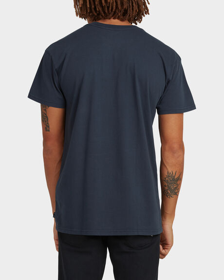 NAVY MENS CLOTHING BILLABONG T-SHIRTS + SINGLETS - UBYZT00162-NVY