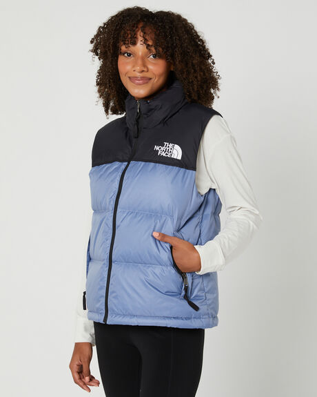 FOLK BLUE WOMENS CLOTHING THE NORTH FACE JACKETS - NF0A3XEP73A