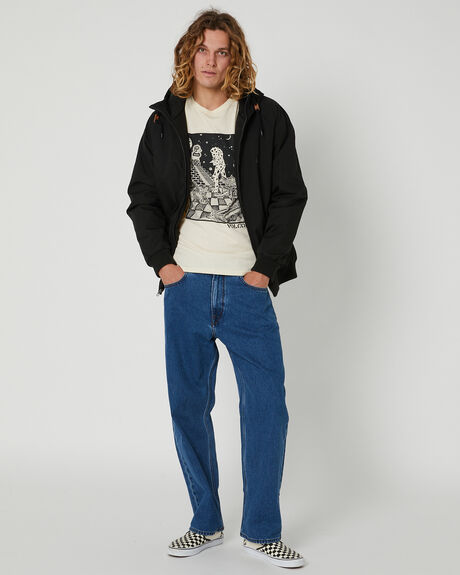 BLACK MENS CLOTHING VOLCOM JACKETS - A1712300BLK