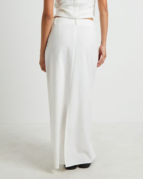 WHITE WOMENS CLOTHING SUBTITLED SKIRTS - 1000106392-WHT-XXS