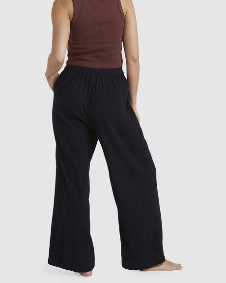 BLACK WOMENS CLOTHING BILLABONG PANTS - UBJNP00116-BLK