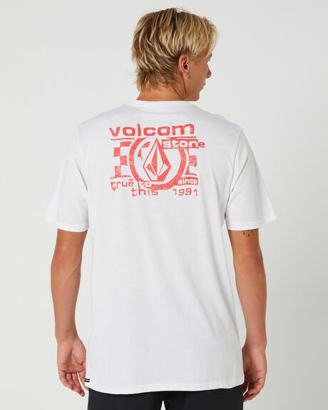 WHITE MENS CLOTHING VOLCOM GRAPHIC TEES - A5002212WHT