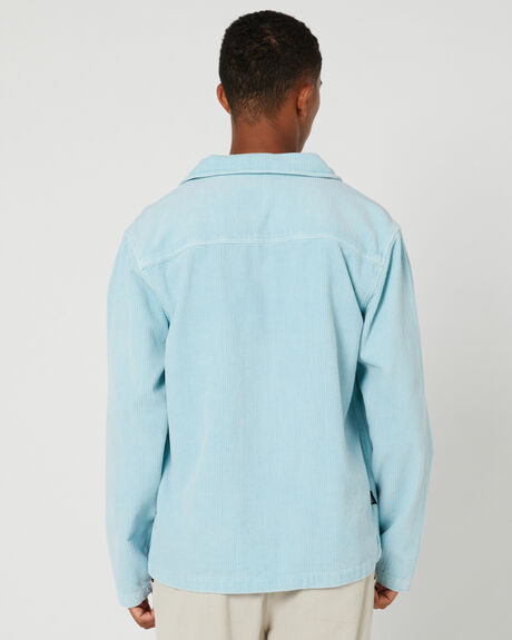 PIGMENT LIGHT BLUE MENS CLOTHING STUSSY JACKETS - ST015506BLUE