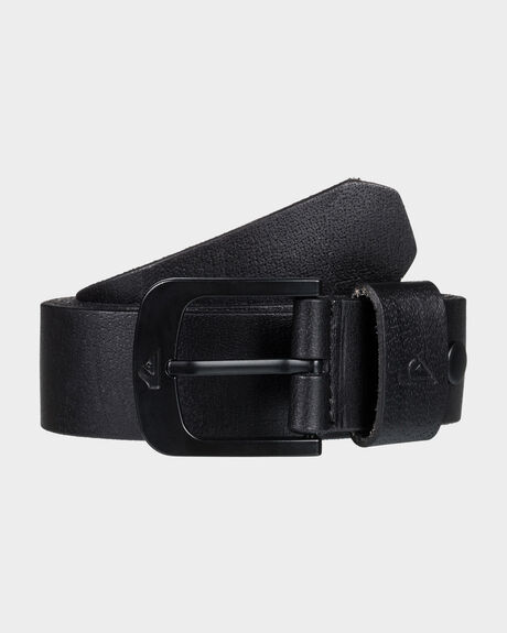 BLACK MENS ACCESSORIES QUIKSILVER BELTS - EQYAA03964-KVJ0