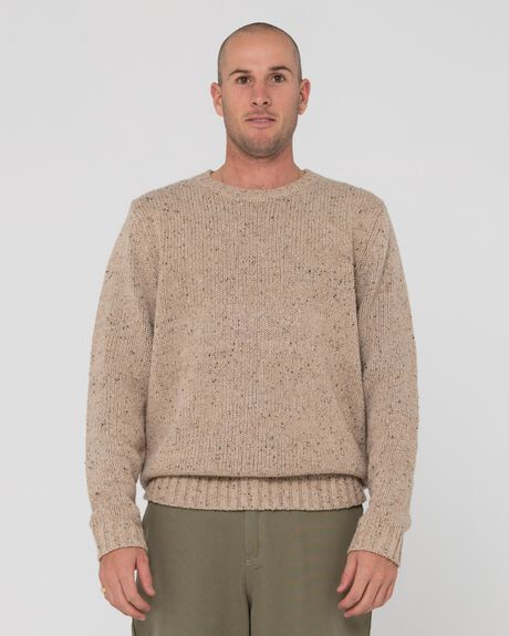 SABLE MENS CLOTHING RUSTY KNITS + CARDIGANS - W23-CKM0356-SAB-1S