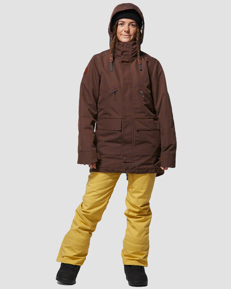 DEEP MAHOGANY SNOW WOMENS ROJO SNOW JACKET - W22RWOJ5222MAH