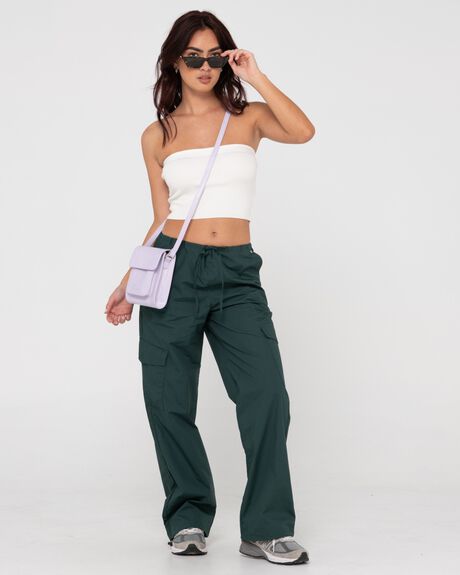 DARK EMERALD WOMENS CLOTHING RUSTY PANTS - S23-PAL1367-DAE-10
