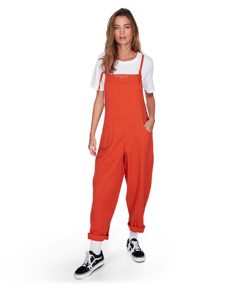 RUST WOMENS CLOTHING ELEMENT PLAYSUITS + OVERALLS - EL-294876-RST