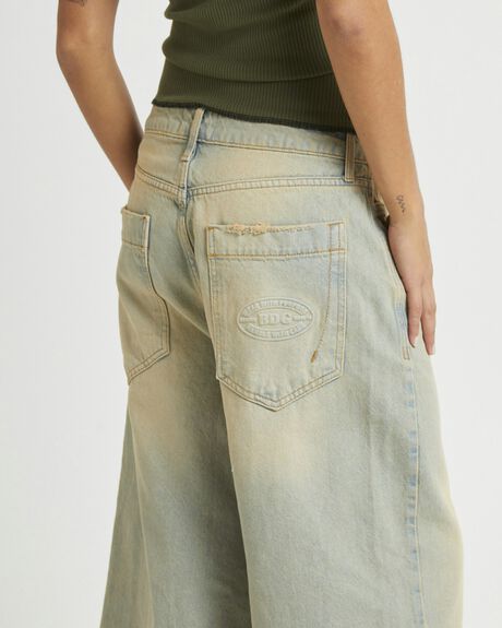 LIGHT BLUE WOMENS CLOTHING BDG URBAN OUTFITTERS JEANS - GPW0001126-BLU