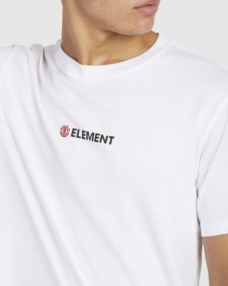 OPTIC WHITE MENS CLOTHING ELEMENT T-SHIRTS + SINGLETS - ULYZT00193-OTW