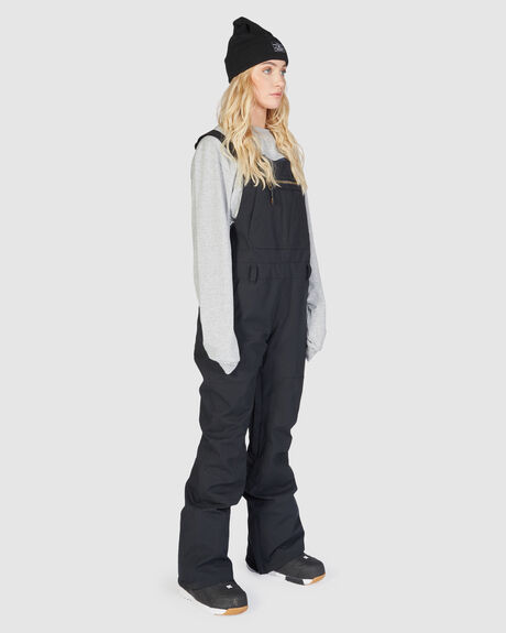 BLACK SNOW WOMENS DC SHOES SNOW PANTS - ADJTP03015-KVJ0