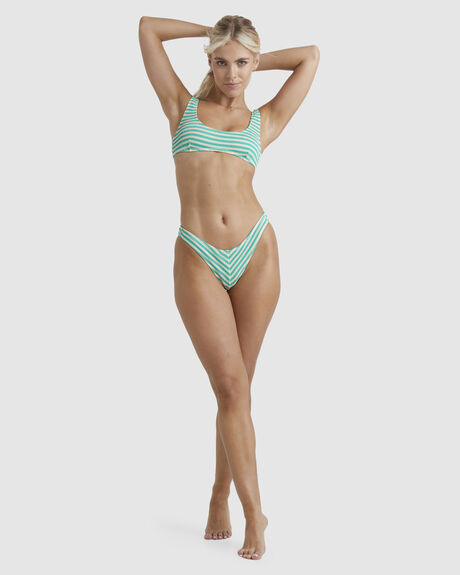 JADE GREEN WOMENS SWIMWEAR BILLABONG BIKINI BOTTOMS - UBJX400406-GQD0