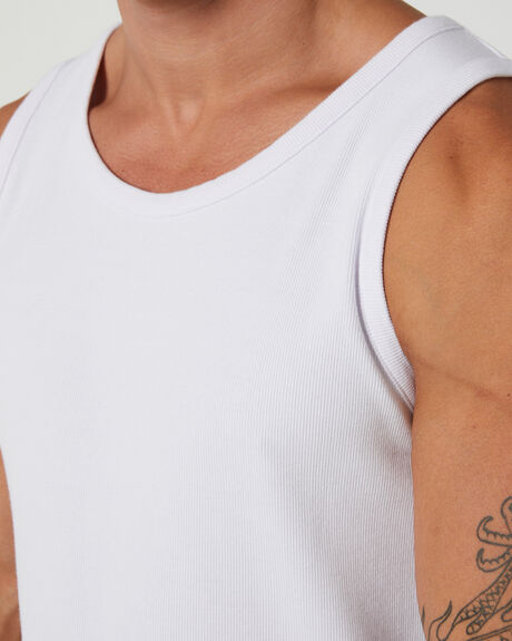WHITE MENS CLOTHING AFENDS T-SHIRTS + SINGLETS - M220082-WHT