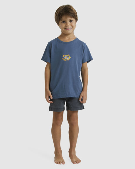 BERING SEA KIDS BOYS QUIKSILVER T-SHIRTS + SINGLETS - UQKZT03379-BYG0