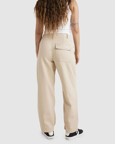 OXFORD TAN WOMENS CLOTHING ELEMENT PANTS - ELJNP00117-OXO