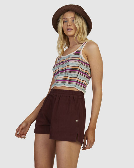 PALE DOG APPAREL WOMENS CLOTHING ROXY T-SHIRTS + SINGLETS - URJKT03185-NDS4