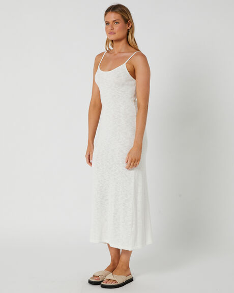 WHITE WOMENS CLOTHING THE HIDDEN WAY DRESSES - HWWS24417WHT