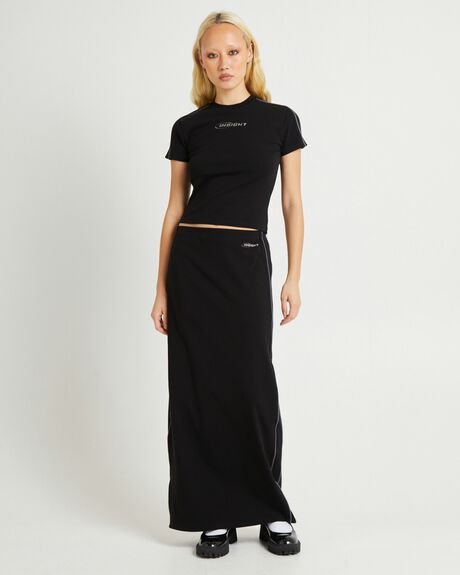 PITCH BLACK WOMENS CLOTHING INSIGHT SKIRTS - INWW24351-BLK-XXS
