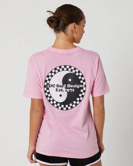 WASHED PINK WOMENS CLOTHING TOWN AND COUNTRY TEES - TC222TEW02-WSPNK