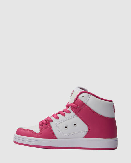 CRAZY PINK KIDS GIRLS DC SHOES SNEAKERS - ADGS300116-CRP