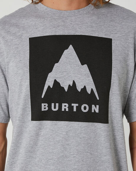 GRAY HEATHER MENS CLOTHING BURTON T-SHIRTS + SINGLETS - 20377106020