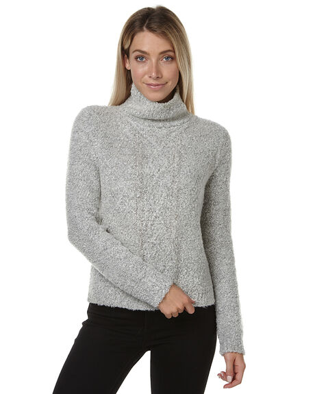 GREY MARLE WOMENS CLOTHING MINKPINK KNITS + CARDIGANS - MP1601807GRY