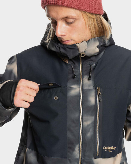 TANNIN PARTICUL SNOW MENS QUIKSILVER SNOW JACKET - EQYTJ03269-CLD6
