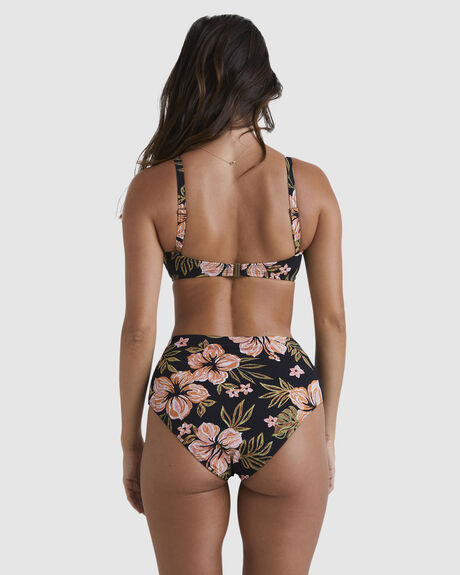 BLACK PEBBLE WOMENS SWIMWEAR BILLABONG BIKINI BOTTOMS - UBJX400491-BPB