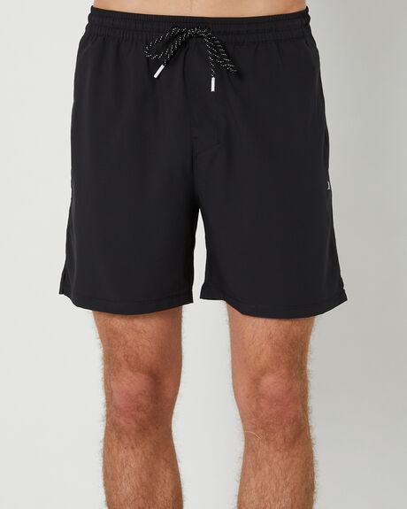 BLACK MENS CLOTHING HURLEY SHORTS - MWSSP23ETRBLK