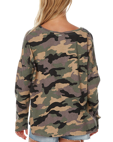 CAMOUFLAGE WOMENS CLOTHING RUSTY TEES - TTL0865CMF