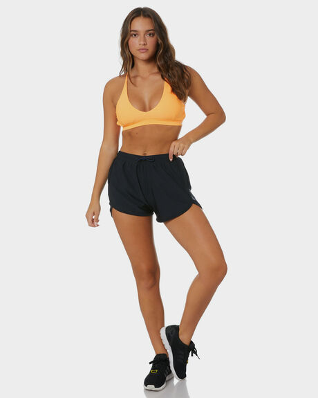 BLACK WOMENS ACTIVEWEAR FIRST BASE SHORTS - FB181579B-0