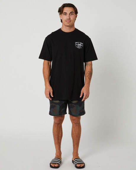 BLACK MENS CLOTHING SALTY CREW T-SHIRTS + SINGLETS - 20035609BLA