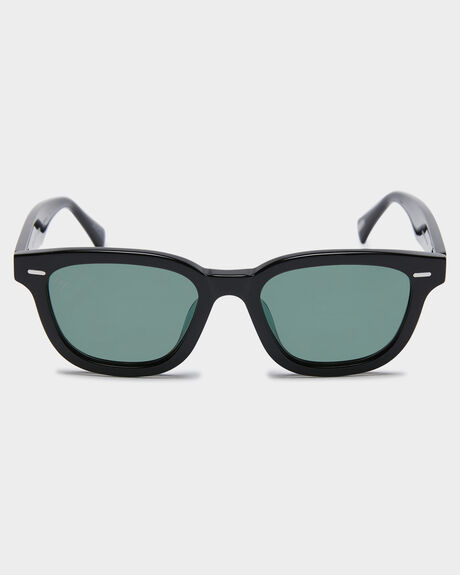CRYSTAL BLACK GREEN MENS ACCESSORIES RAEN SUNGLASSES - 100M211MYLS272