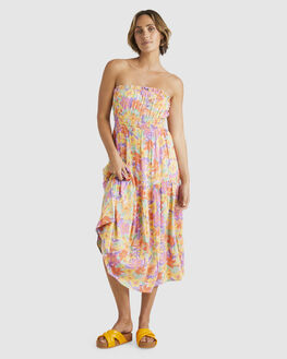 Places to be blue print maxi dress billabong top