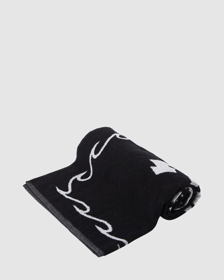 BLACK MENS ACCESSORIES BILLABONG TOWELS - ABYAA00241-BLK