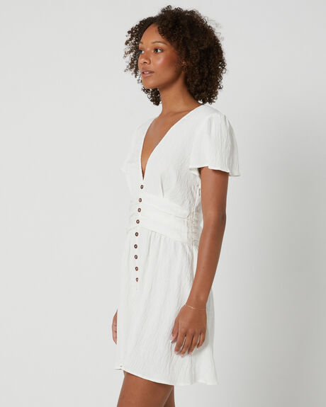 WHITE WOMENS CLOTHING LOST IN LUNAR DRESSES - L2448-WHT
