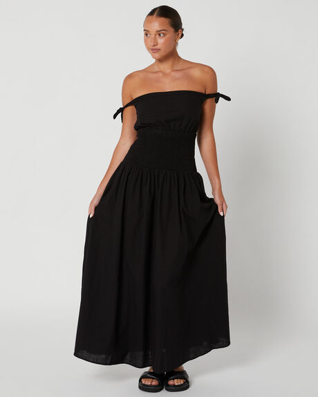BLACK WOMENS CLOTHING SNDYS DRESSES - SFD763-BLK