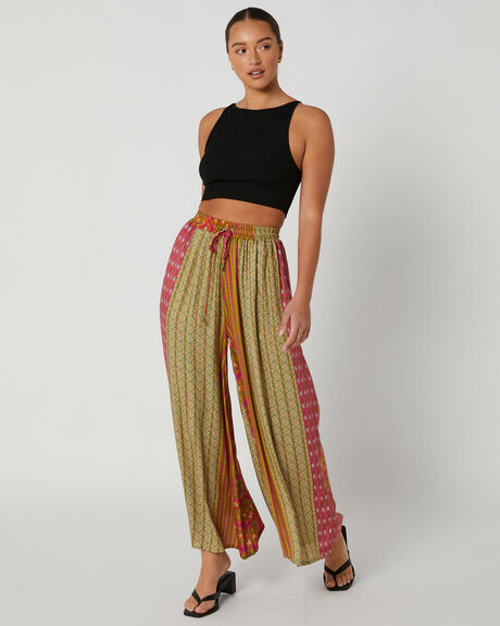 ALORA PINK STRIPE WOMENS CLOTHING TIGERLILY PANTS - T633386APS