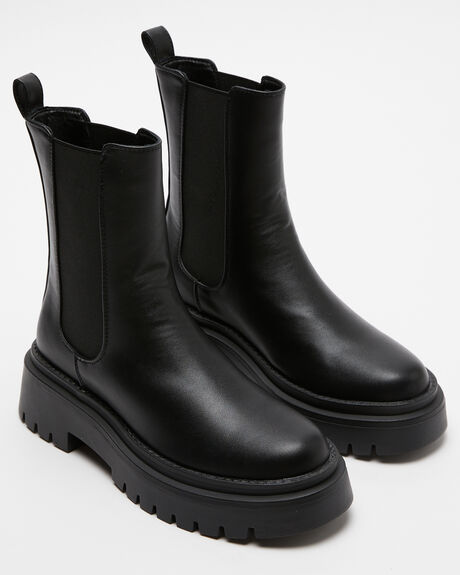BLACK WOMENS FOOTWEAR BILLINI BOOTS - B1374-BLK
