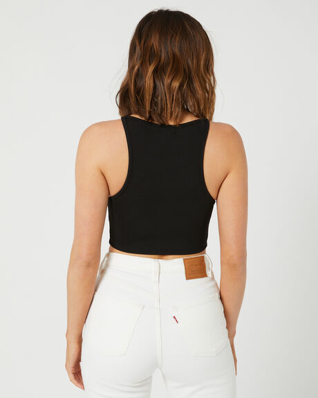 BLACK WOMENS CLOTHING SWELL SINGLETS - S8231271__BLK