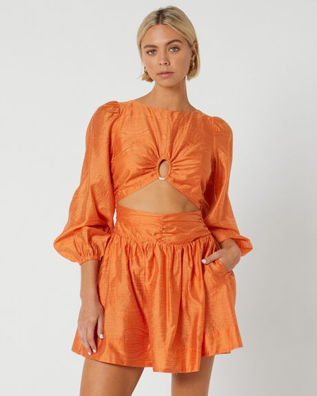 APRICOT WOMENS CLOTHING MON RENN DRESSES - MRS223012APCT