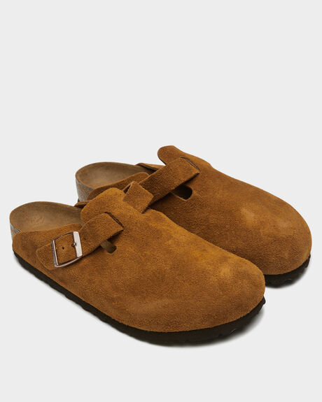 MINK MENS FOOTWEAR BIRKENSTOCK SLIDES - 1009542MINK