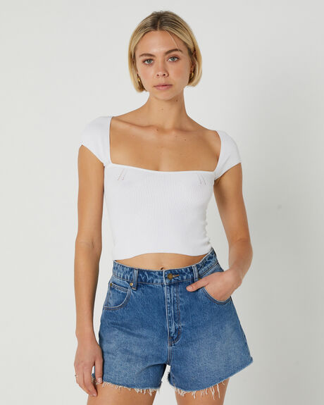 WHITE WOMENS CLOTHING ALL ABOUT EVE TOPS - 6420043WHT